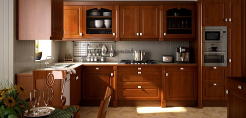 Tủ bếp gỗ đẹp