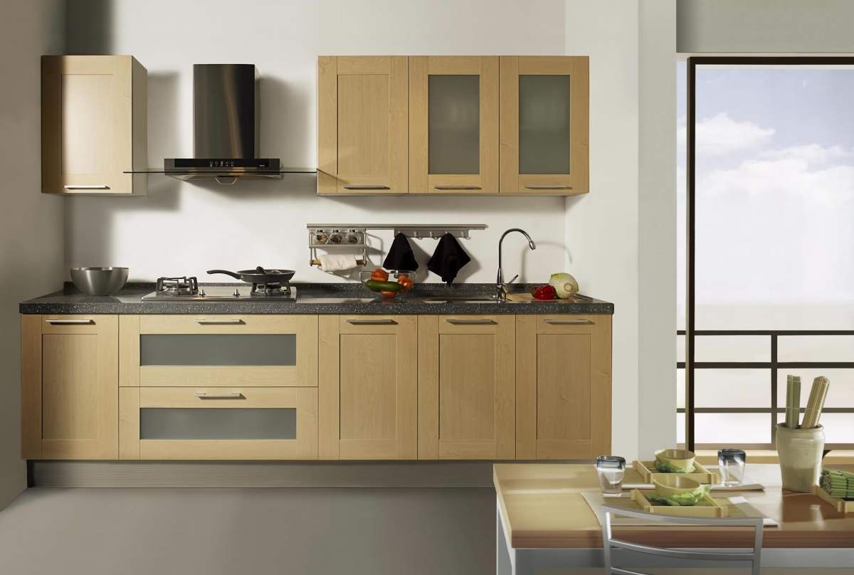 Thiết kế tủ bếp gỗ công nghiệp