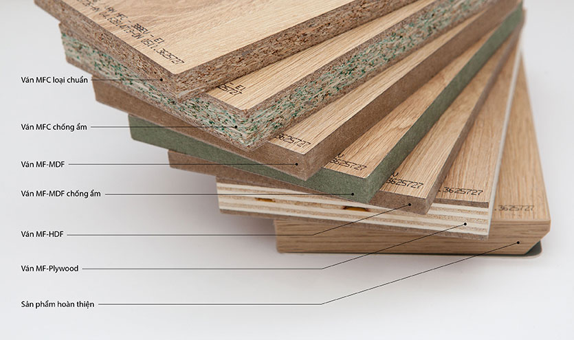 Các vật liệu gỗ khác